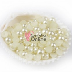 Perlute sidefate de unghii Crem de 6,0mm - 200 bucati, Cod PPU071